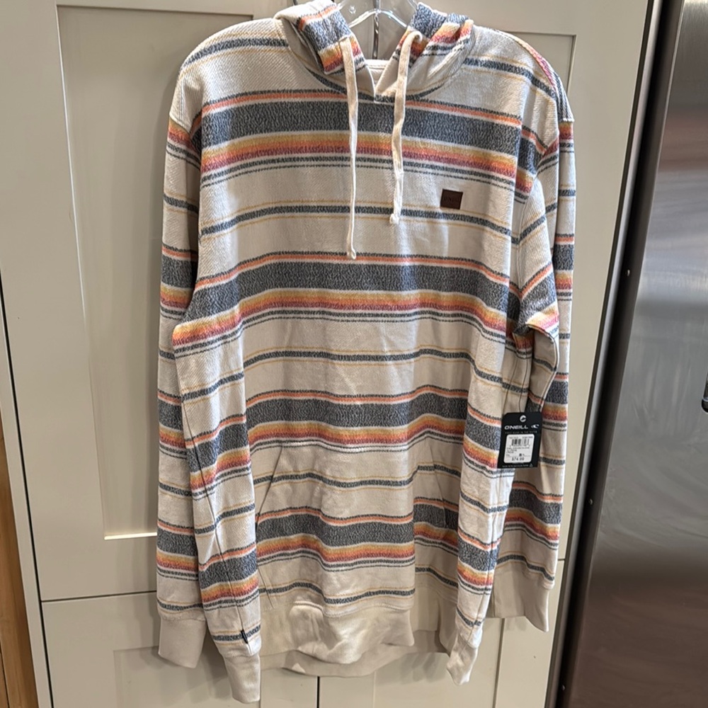 O'Neill Multicolor Striped Hoodie - size XL